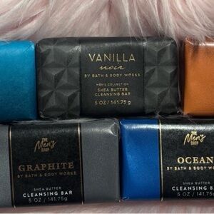 Bath & Body Works Shea Butter Bar Collection - Black, Blue, Copper